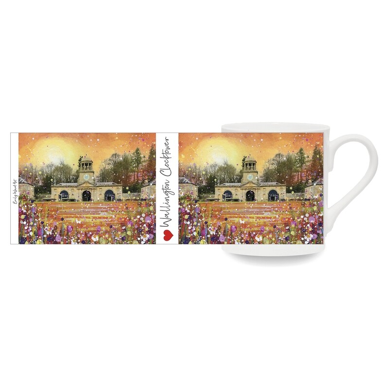Wallington Clocktower Bone China Cup