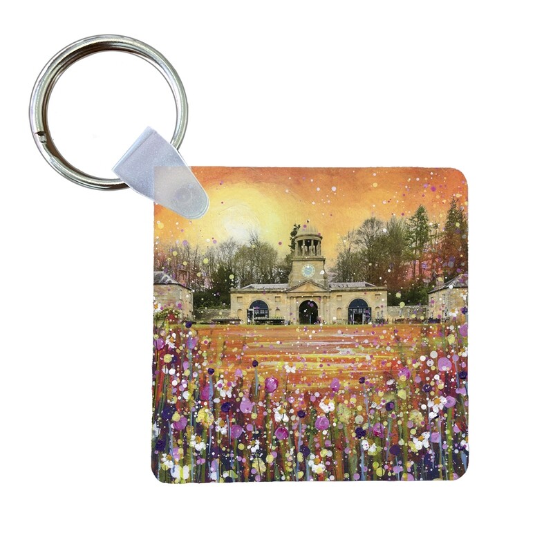 Wallington Clocktower Art Keyring