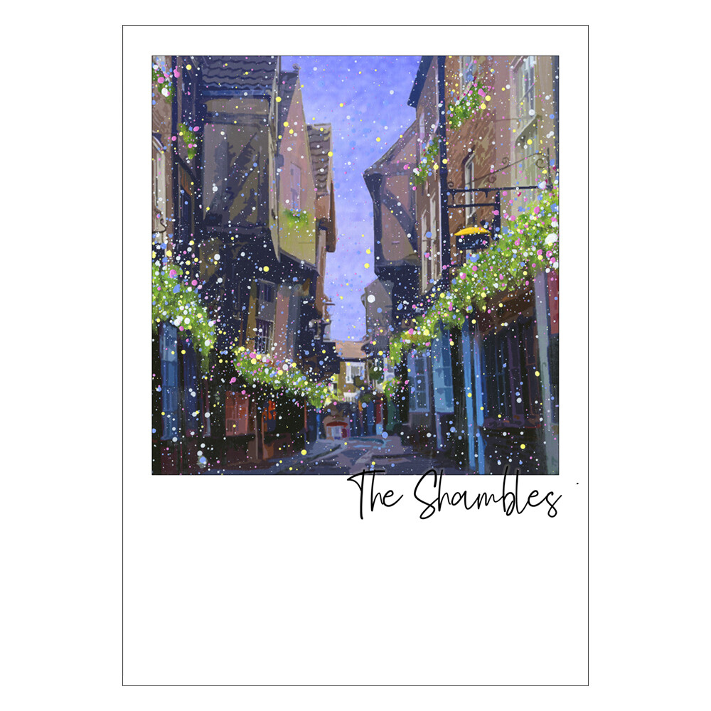 The Shambles Art Postcard