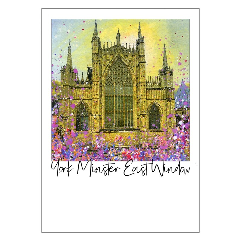 York Minster, East Window Postcard