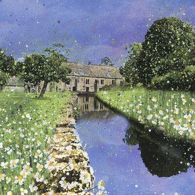 The Mill, Fountains Abbey Canvas Print