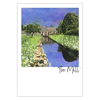 The Mill, Fountains Abbey Art Postcard