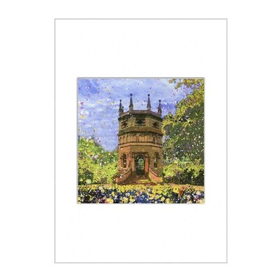 Octagon Tower, Studley Royal Water Garden Open Edition Print A4