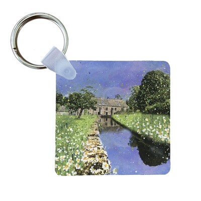 The Mill, Fountains Abbey Art Keyring