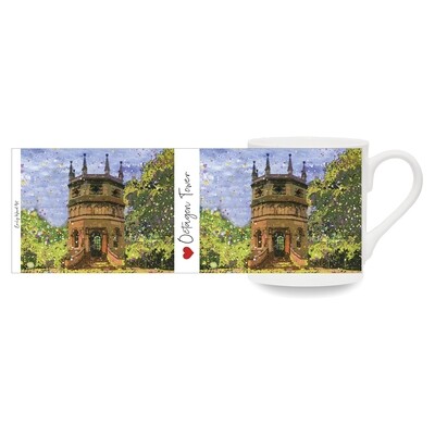 Octagon Tower, Studley Royal Water Garden Bone China Cup