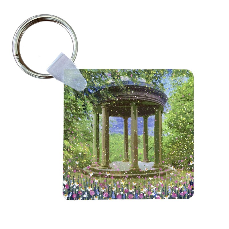 Temple of Fame, Studley Royal Water Garden Art Keyring