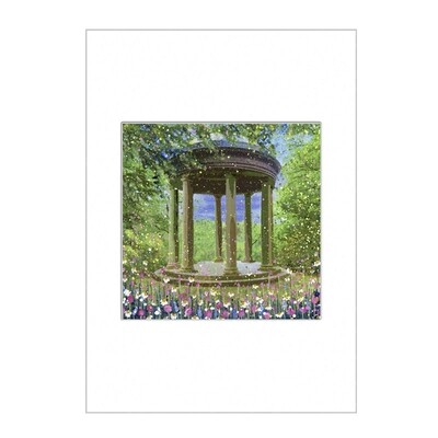 Temple of Fame, Studley Royal Water Garden Open Edition Print A4
