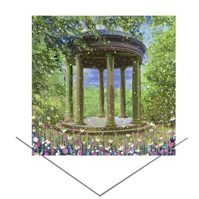 Temple of Fame, Studley Royal Water Garden Greeting Card