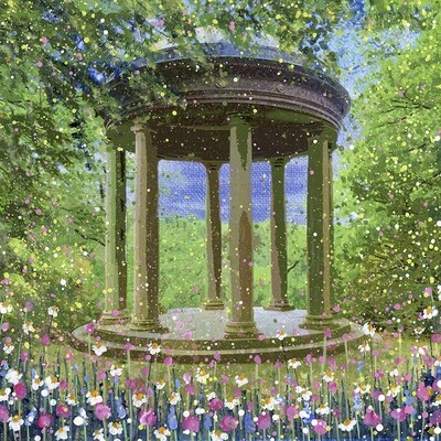 Temple of Fame, Studley Royal Water Garden Canvas Print