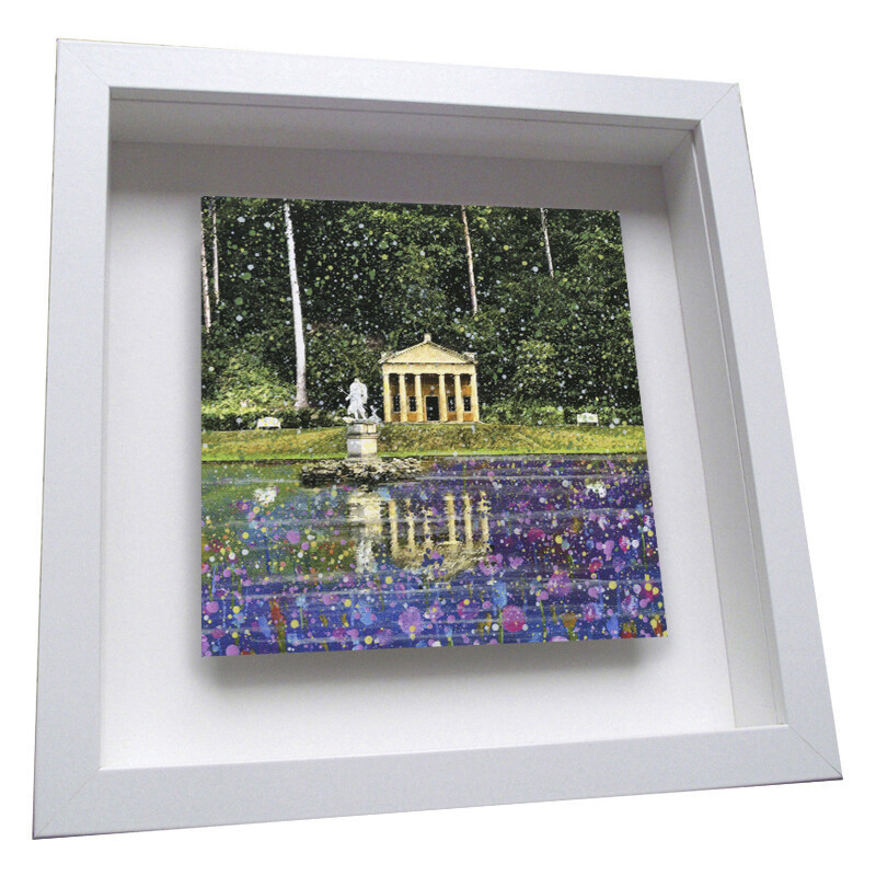 Temple of Piety, Studley Royal Water Garden Framed Ceramic Tile