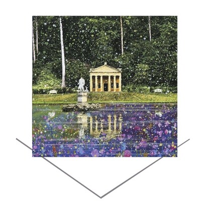 Temple of Piety, Studley Royal Water Garden Greeting Card