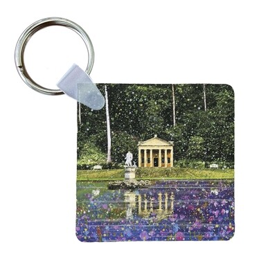 Temple of Piety, Studley Royal Water Garden Art Keyring