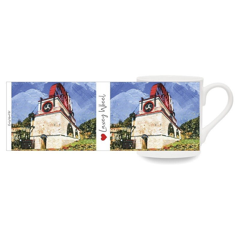 Laxey Wheel, Isle of Man Bone China Cup