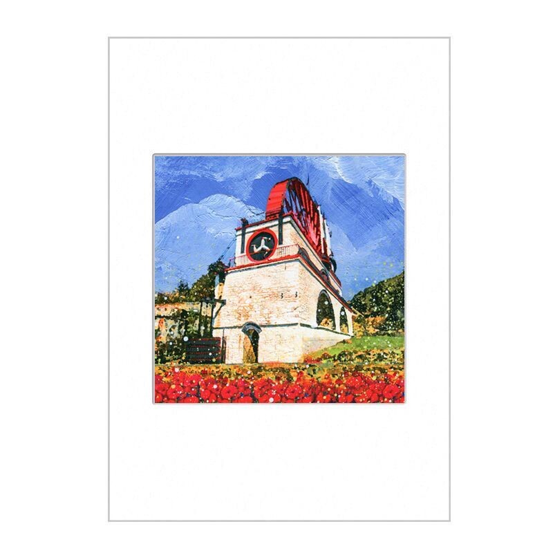 Laxey Wheel, Isle of Man Open Edition Print A4
