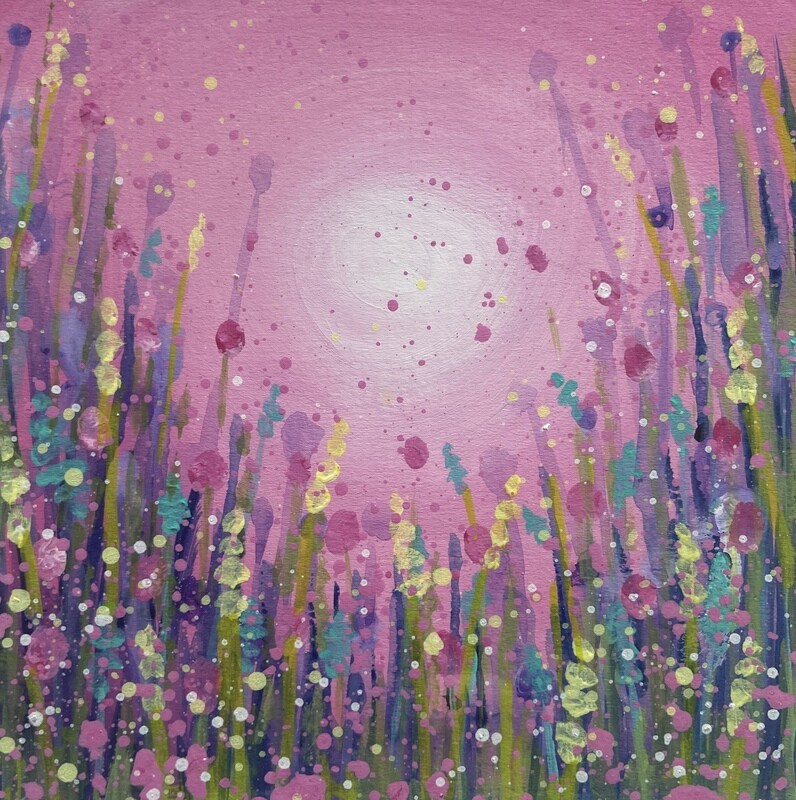 Pink and Beautiful Original Painting