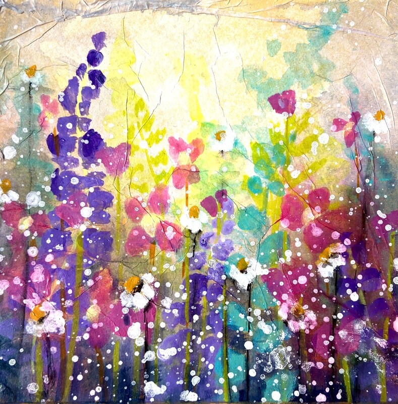 Wild Flowers Original Painting