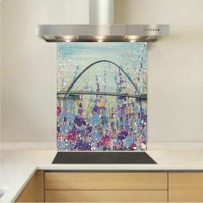 Art - Glass Kitchen Splashback - Millennium Bridge
