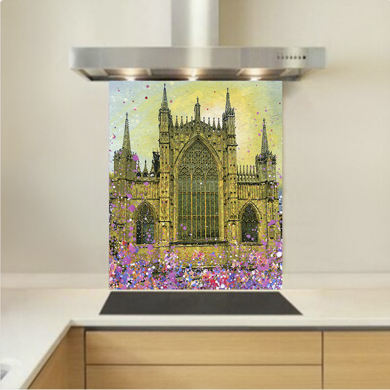 Art - Glass Kitchen Splashback - York Minster, East Window