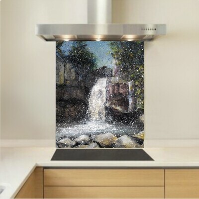 Art - Glass Kitchen Splashback - High Force