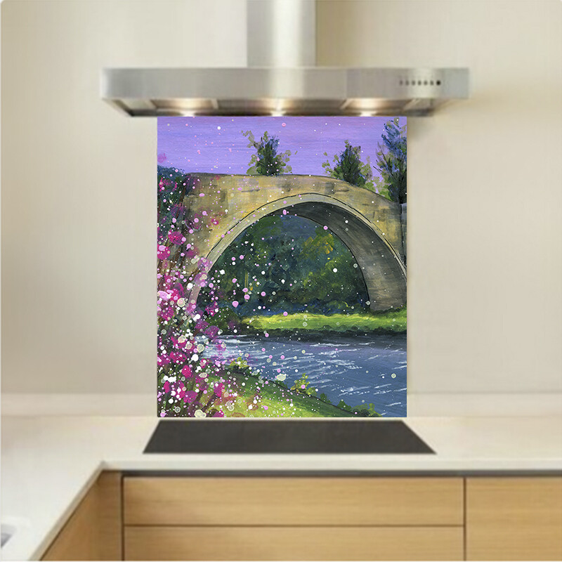 Art - Glass Kitchen Splashback - Brig o'Doon
