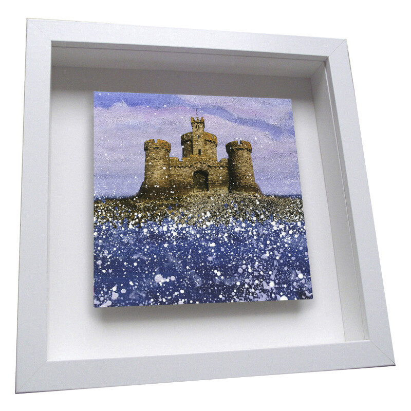 Tower of Refuge Framed Ceramic Tile