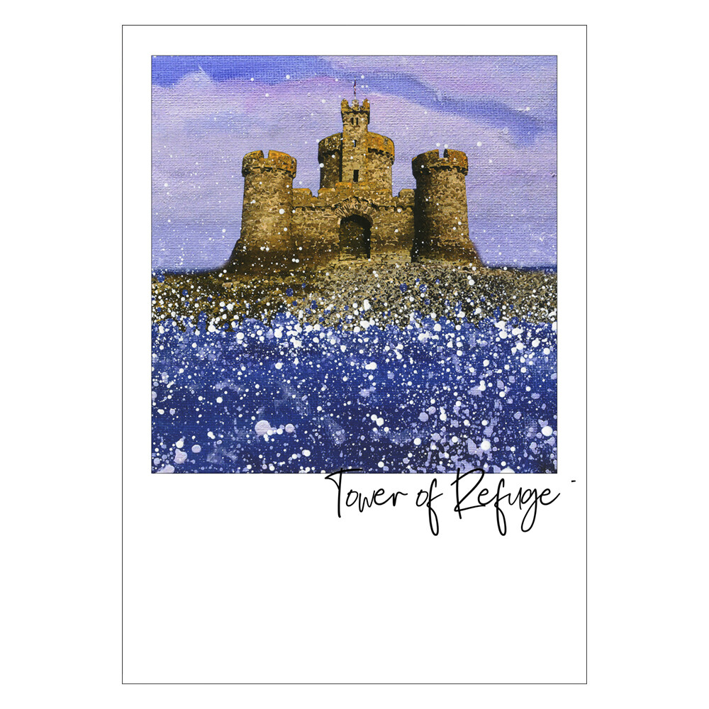 Tower of Refuge Art Postcard