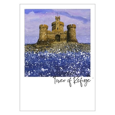 Tower of Refuge Art Postcard