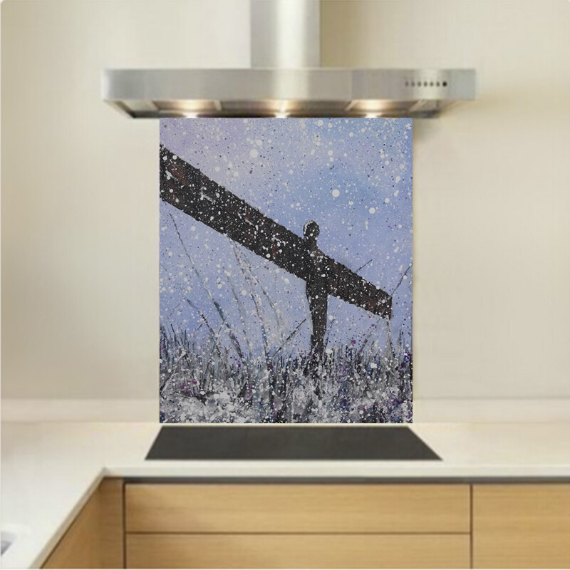 Art - Glass Kitchen Splashback - Angel of the North