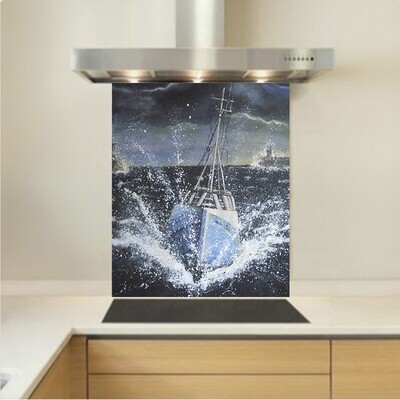 Art - Glass Kitchen Splashback - Frem on the Tyne