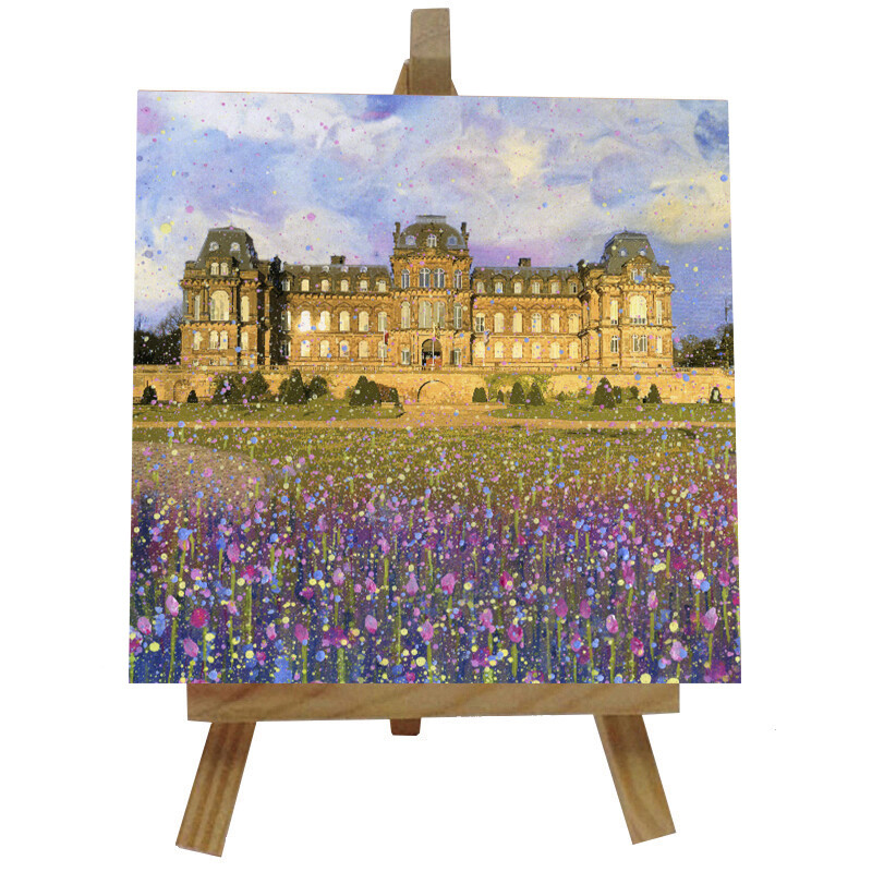 The Bowes Museum Ceramic tile with easel