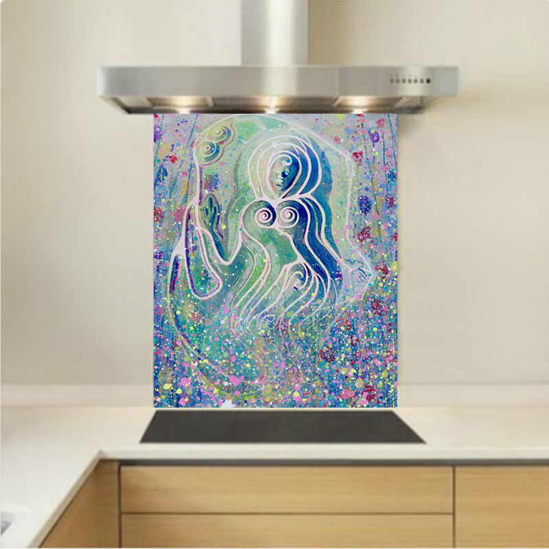 Art - Glass Kitchen Splashback - Northumberlandia
