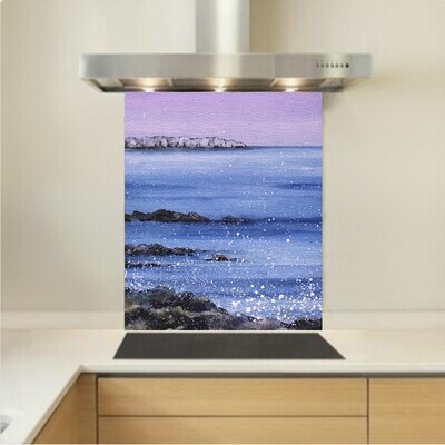 Art - Glass Kitchen Splashback - Farne Islands