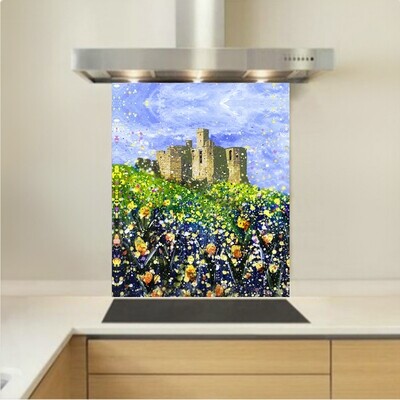 Art - Glass Kitchen Splashback - Warkworth Castle
