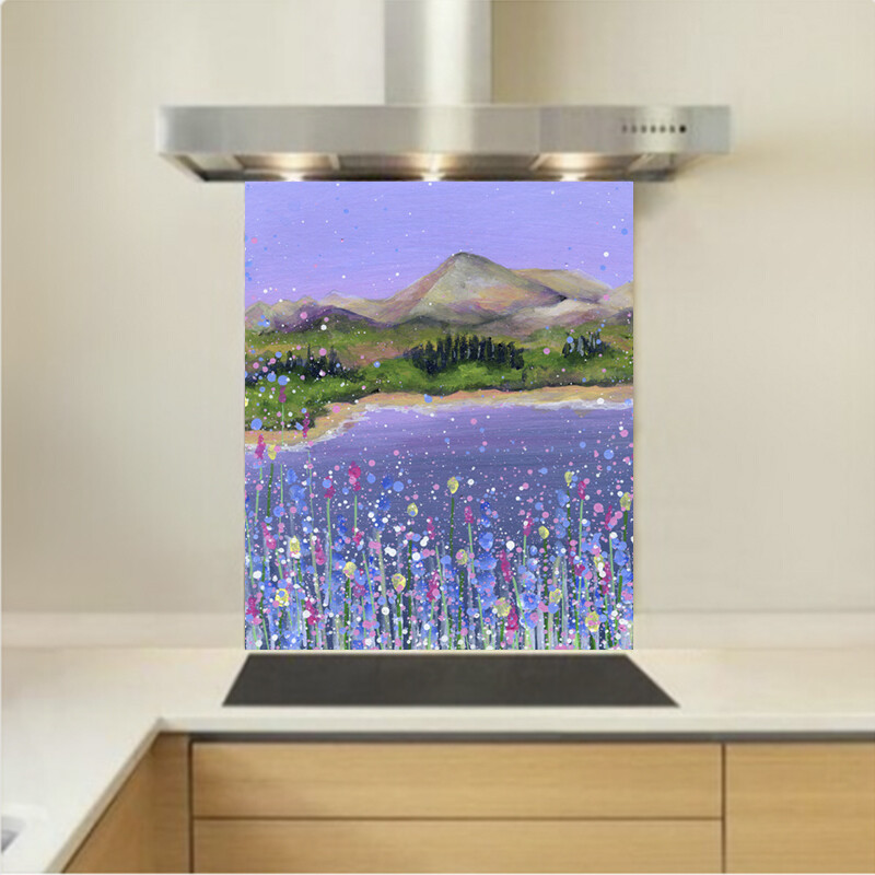 Art - Glass Kitchen Splashback - Brodick Bay, Isle of Arran