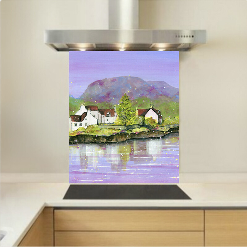 Art - Glass Kitchen Splashback - Plockton
