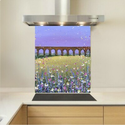Art - Glass Kitchen Splashback - Twyford Viaduct