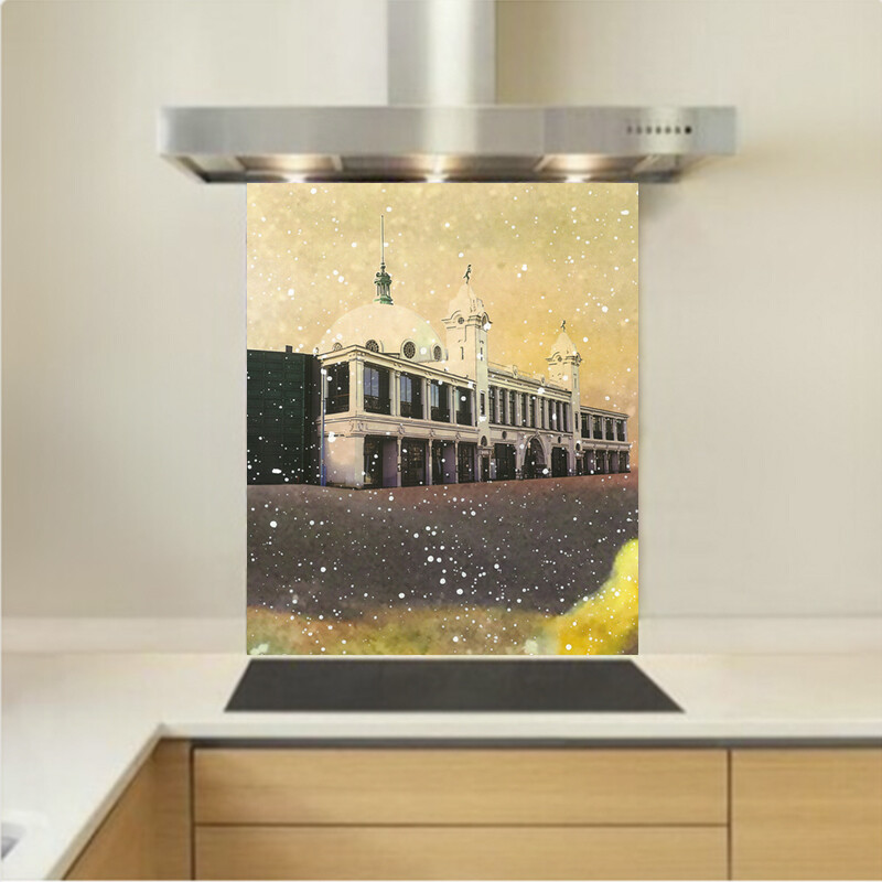 Art - Glass Kitchen Splashback - Spanish City