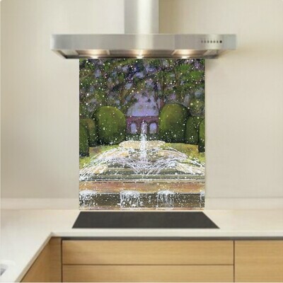 Art - Glass Kitchen Splashback - The Alnwick Garden Grand Cascade