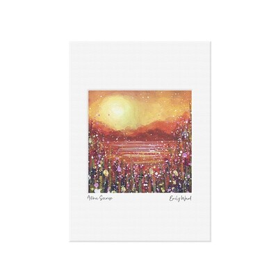 Autumn Sunrise Mini Print A4