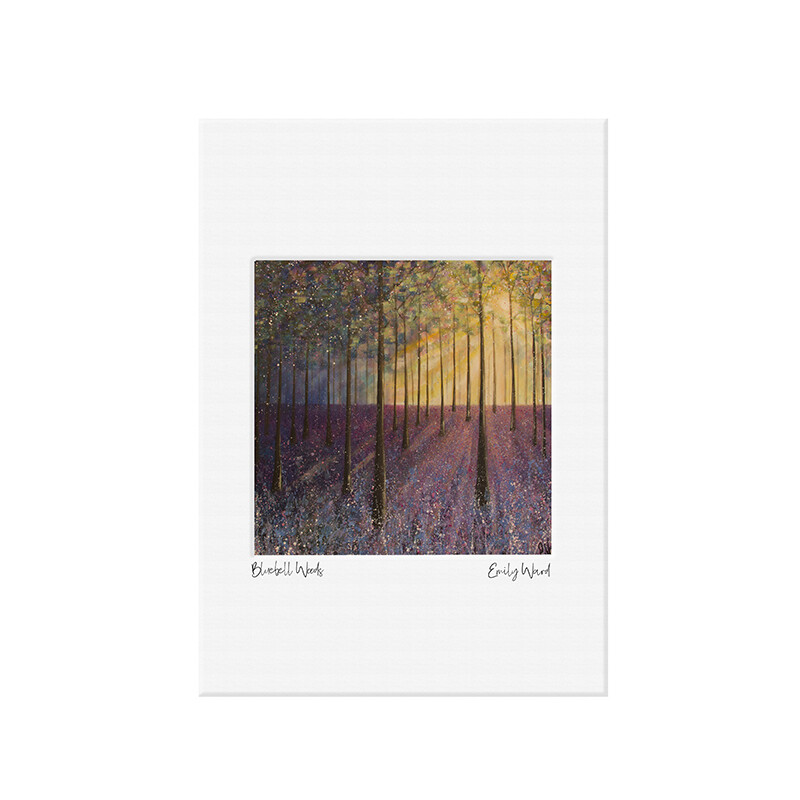 Bluebell Woods Mini Print A4