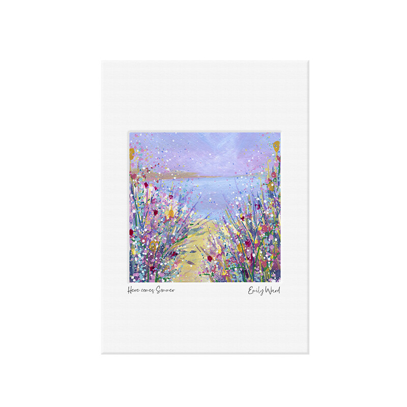 Here Comes The Summer  Mini Print A4