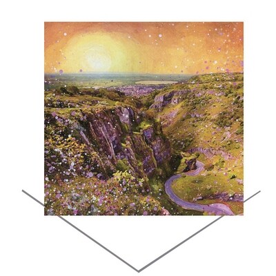 Cheddar Gorge Greeting Card