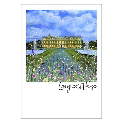 Longleat House Art Postcard