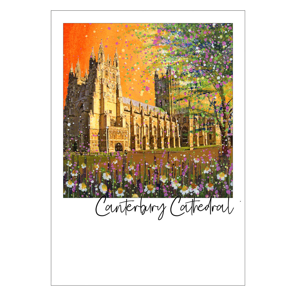 Canterbury Cathedral Art Postcard
