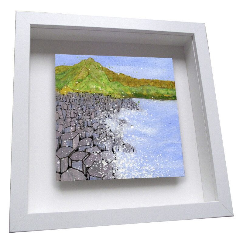 Giant's Causeway  Framed Ceramic Tile