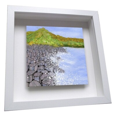 Giant's Causeway  Framed Ceramic Tile