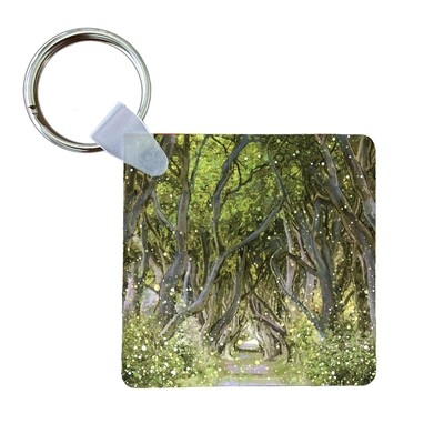 Dark Hedges, Ballymoney Keyring