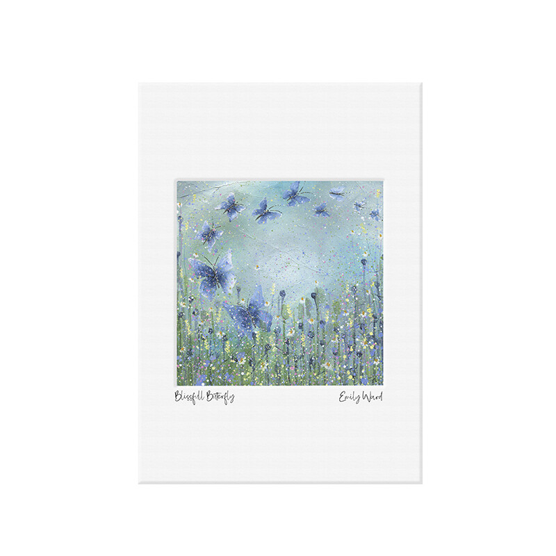 Blissful Butterfly Open Edition  Print A4