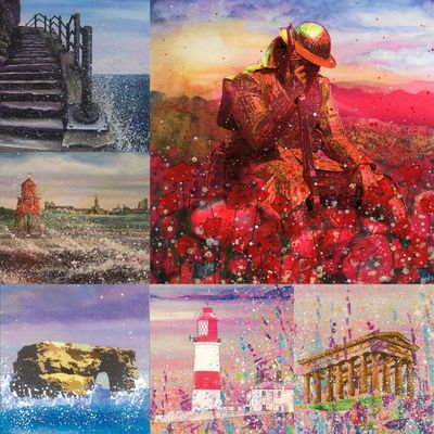 South Shields to Sunderland Pack of 6 Greeting Cards