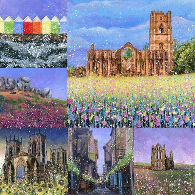 Pack of 6 Yorkshire Postcards
